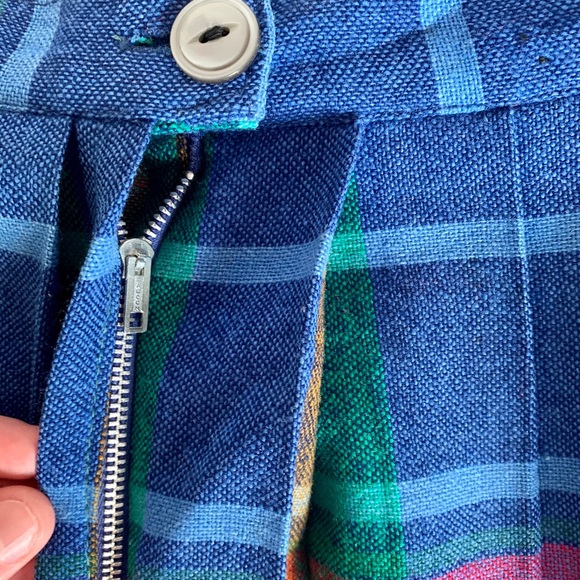 Vintage Wool Plaid Skirt - Picture 6 of 6